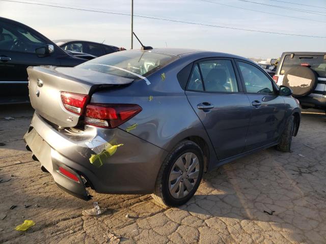 3KPA24AB7KE158500 - 2019 KIA RIO S GRAY photo 3