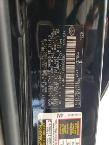 4T4BF3EK8BR093592 - 2011 TOYOTA CAMRY BASE Czarny zdjęcie 12