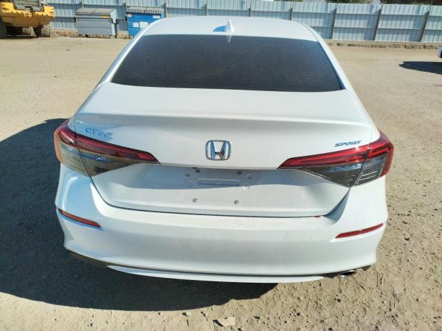 2HGFE2F5XNH574412 - 2022 HONDA CIVIC SPORT WHITE photo 6