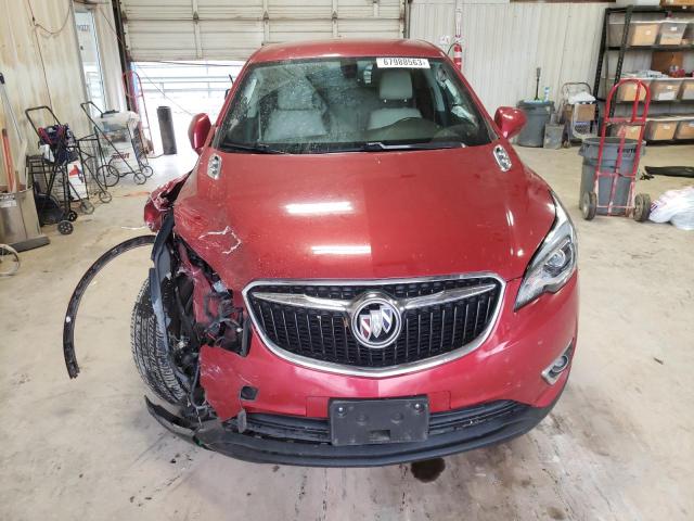 LRBFXBSA6LD085316 - 2020 BUICK ENVISION PREFERRED RED photo 5