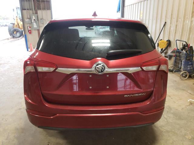 LRBFXBSA6LD085316 - 2020 BUICK ENVISION PREFERRED RED photo 6