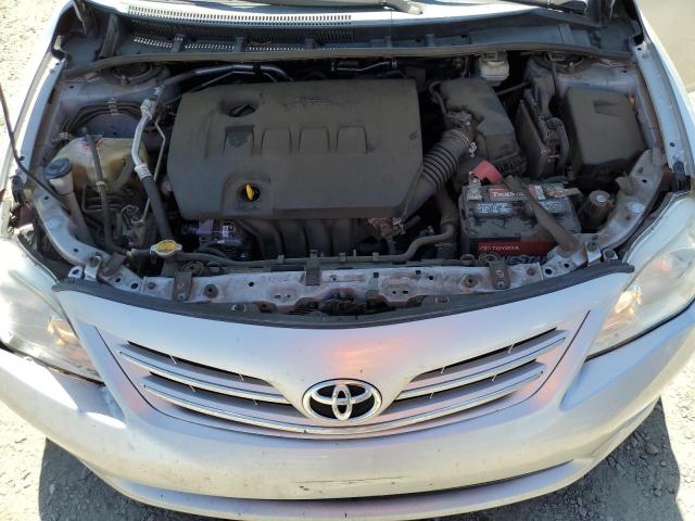 2T1BU4EE9DC962835 - 2013 TOYOTA COROLLA BASE SILVER photo 11