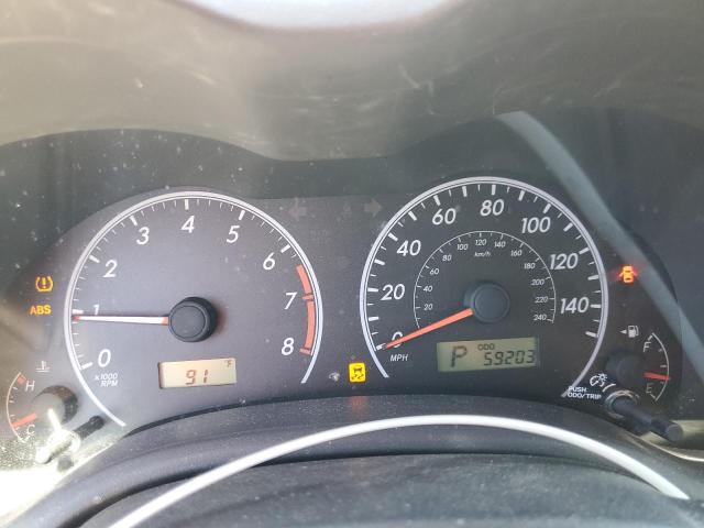 2T1BU4EE9DC962835 - 2013 TOYOTA COROLLA BASE SILVER photo 9