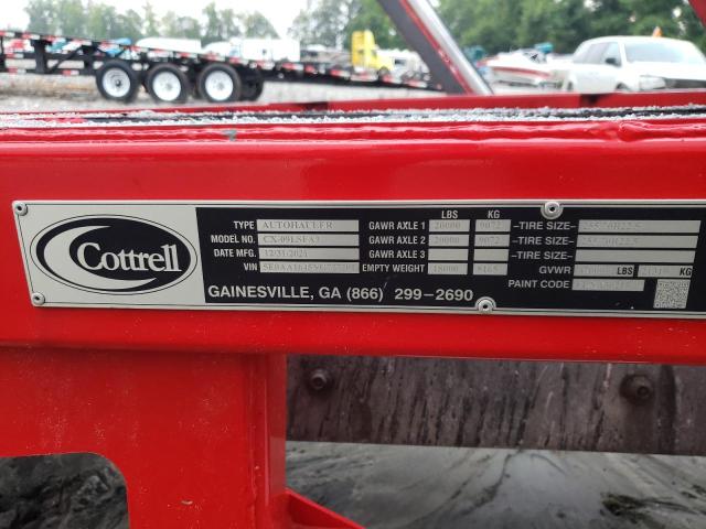 5E0AA1645NG727201 - 2022 COTTRELL TRAILER RED photo 10