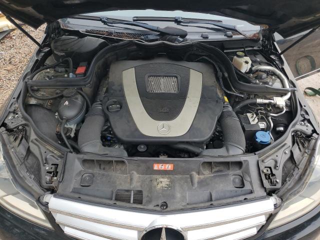 WDDGF8BB6CR198275 - 2012 MERCEDES-BENZ C 300 4MATIC BLACK photo 11