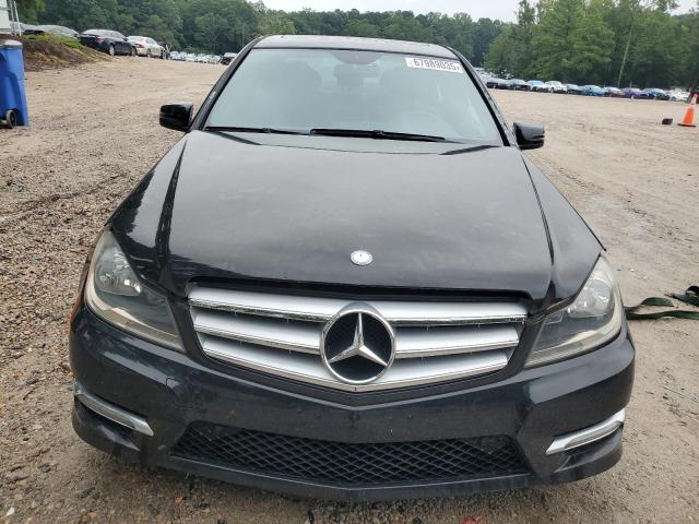 WDDGF8BB6CR198275 - 2012 MERCEDES-BENZ C 300 4MATIC BLACK photo 5