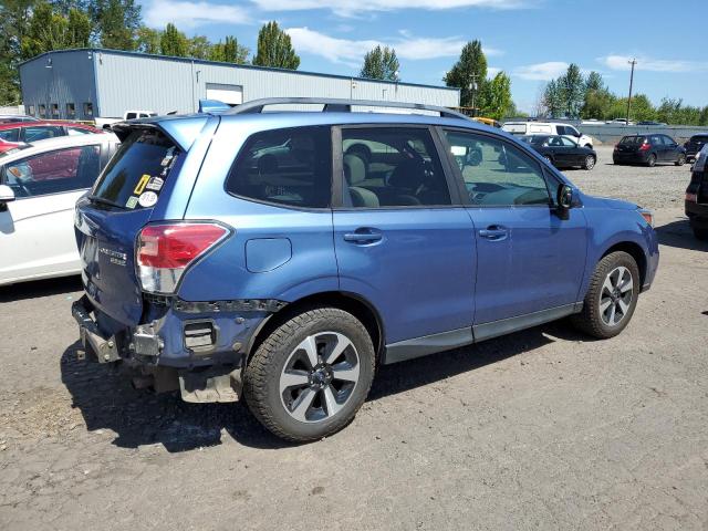JF2SJAGC7HH552427 - 2017 SUBARU FORESTER 2.5I PREMIUM BLUE photo 3