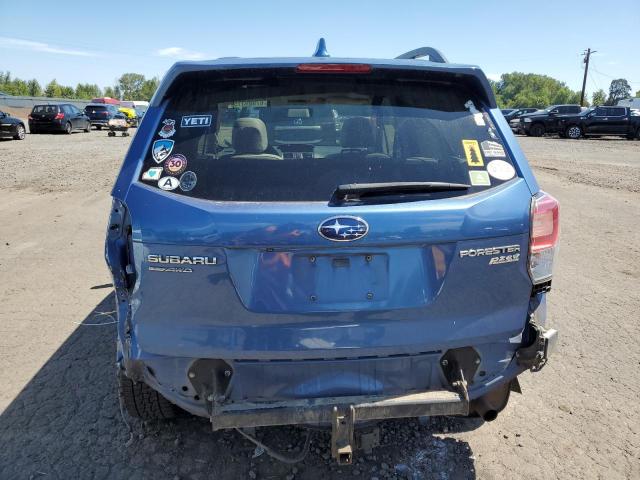 JF2SJAGC7HH552427 - 2017 SUBARU FORESTER 2.5I PREMIUM BLUE photo 6