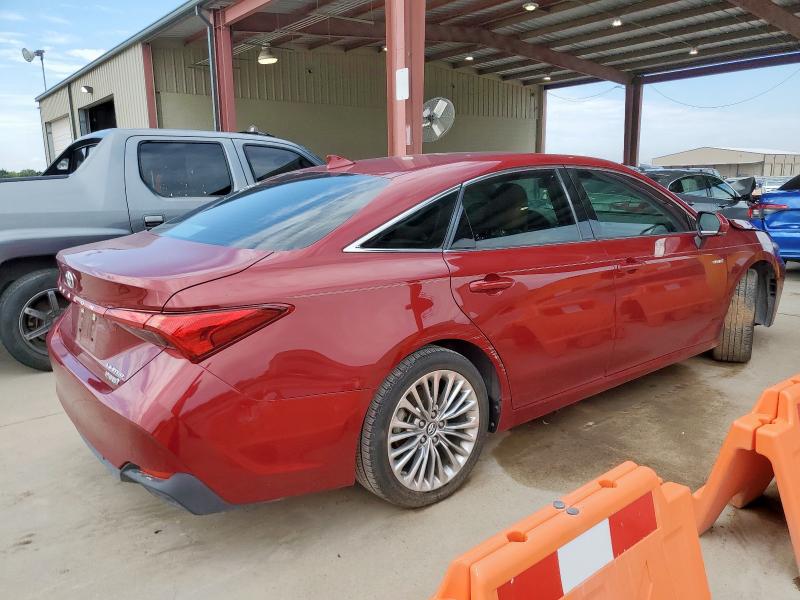 4T1B21FB6KU009231 - 2019 TOYOTA AVALON XLE RED photo 3