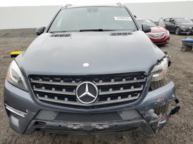 4JGDA5HB5EA355714 - 2014 MERCEDES-BENZ ML 350 4MATIC GRAY photo 5