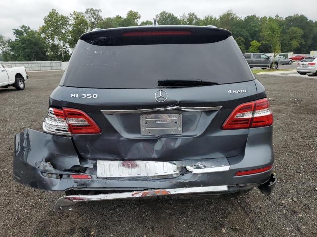 4JGDA5HB5EA355714 - 2014 MERCEDES-BENZ ML 350 4MATIC GRAY photo 6
