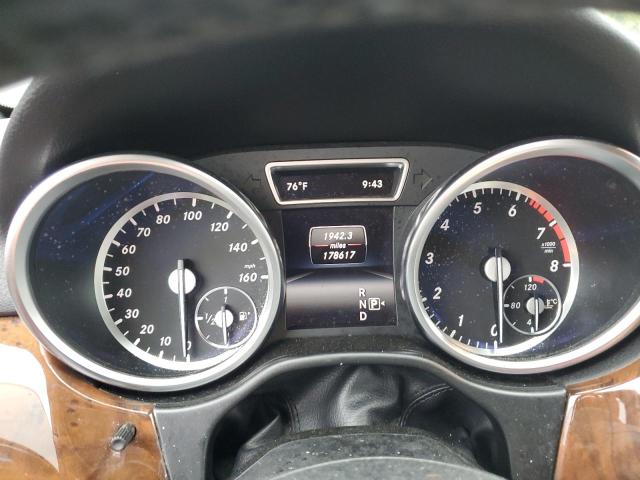 4JGDA5HB5EA355714 - 2014 MERCEDES-BENZ ML 350 4MATIC GRAY photo 9