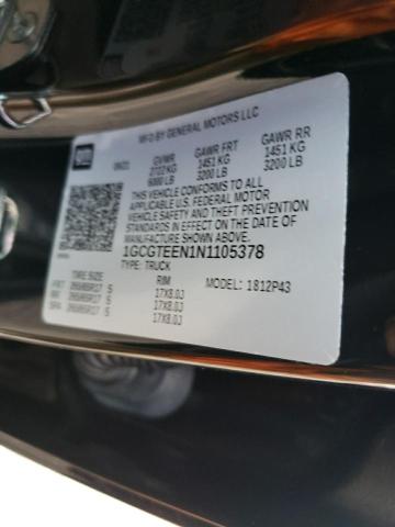 1GCGTEEN1N1105378 - 2022 CHEVROLET COLORADO ZR2 BLACK photo 12