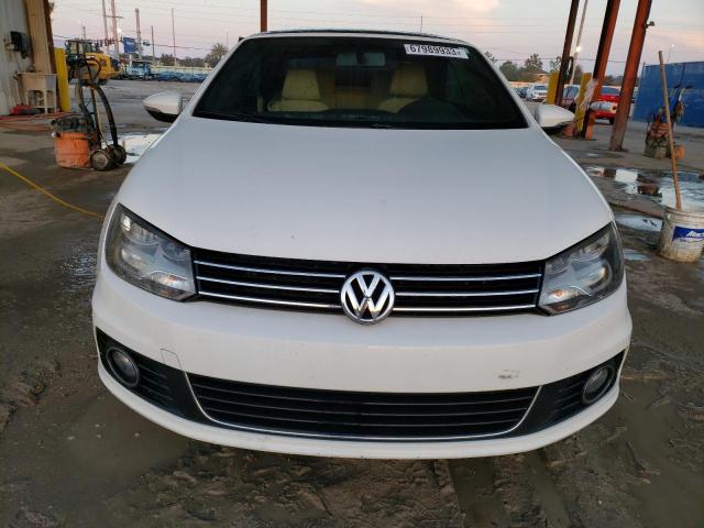 WVWBW7AH5CV002113 - 2012 VOLKSWAGEN EOS KOMFORT WHITE photo 5