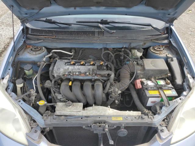 2T1KR38E33C131353 - 2003 TOYOTA COROLLA MA XR BLUE photo 11