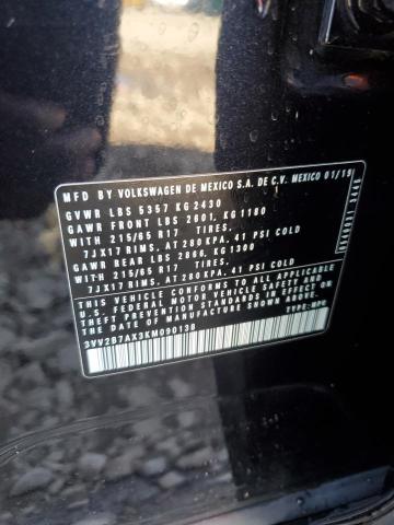 3VV2B7AX3KM090138 - 2019 VOLKSWAGEN TIGUAN SE 黑色 照片 13