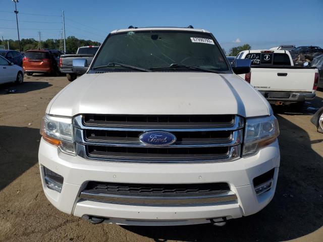 1FMJK1MT3FEF14537 - 2015 FORD EXPEDITION EL PLATINUM WHITE photo 5