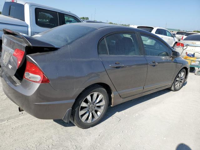 19XFA16979E008474 - 2009 HONDA CIVIC EXL BLACK photo 3