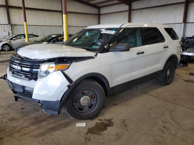 1FM5K8AR4DGA80438 - 2013 FORD EXPLORER POLICE INTERCEPTOR WHITE photo 1