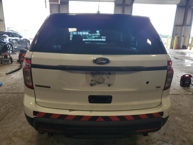 1FM5K8AR4DGA80438 - 2013 FORD EXPLORER POLICE INTERCEPTOR WHITE photo 6