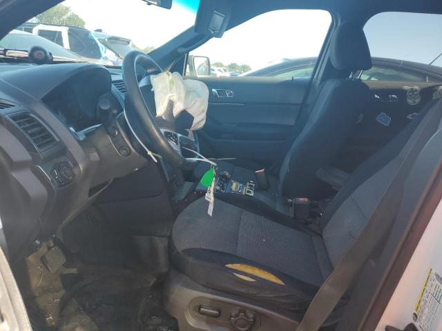 1FM5K8AR4DGA80438 - 2013 FORD EXPLORER POLICE INTERCEPTOR WHITE photo 7
