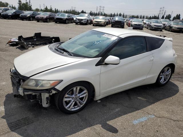 JHMZF1C63BS011625 - 2011 HONDA CR-Z EX WHITE photo 1