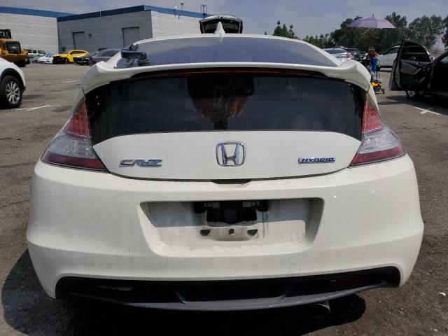 JHMZF1C63BS011625 - 2011 HONDA CR-Z EX WHITE photo 6