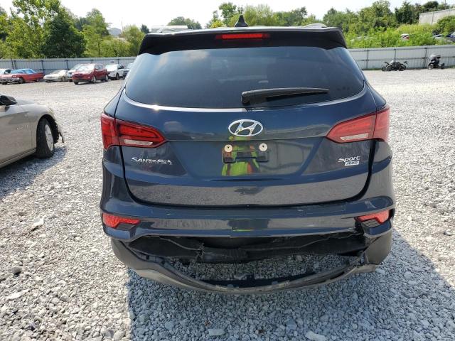 5NMZUDLB5HH003262 - 2017 HYUNDAI SANTA FE S 蓝色 照片 6