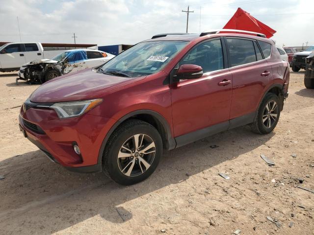 2T3WFREV0JW414085 - 2018 TOYOTA RAV4 ADVENTURE RED photo 1