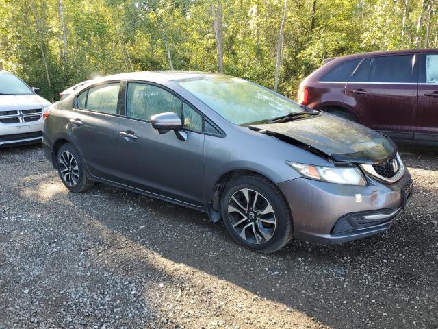 2HGFB2F50FH017258 - 2015 HONDA CIVIC LX GRAY photo 4