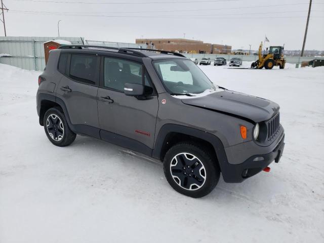 ZACCJBCB3HPF92566 - 2017 JEEP RENEGADE TRAILHAWK GRAY photo 4