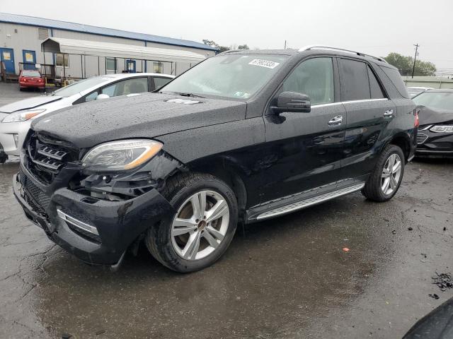 4JGDA5HB9DA164151 - 2013 MERCEDES-BENZ ML 350 4MATIC BLACK photo 1