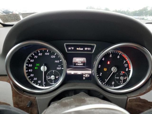 4JGDA5HB9DA164151 - 2013 MERCEDES-BENZ ML 350 4MATIC BLACK photo 9