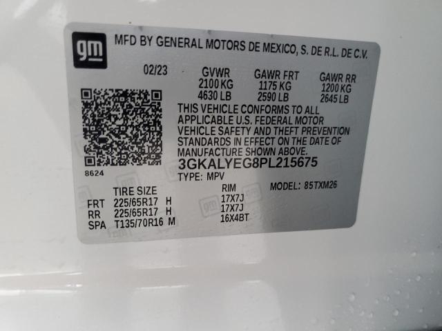 3GKALYEG8PL215675 - 2023 GMC TERRAIN AT4 WHITE photo 13