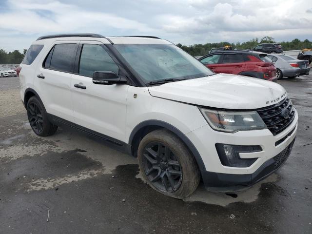 1FM5K8GT8GGA54013 - 2016 FORD EXPLORER SPORT WHITE photo 4