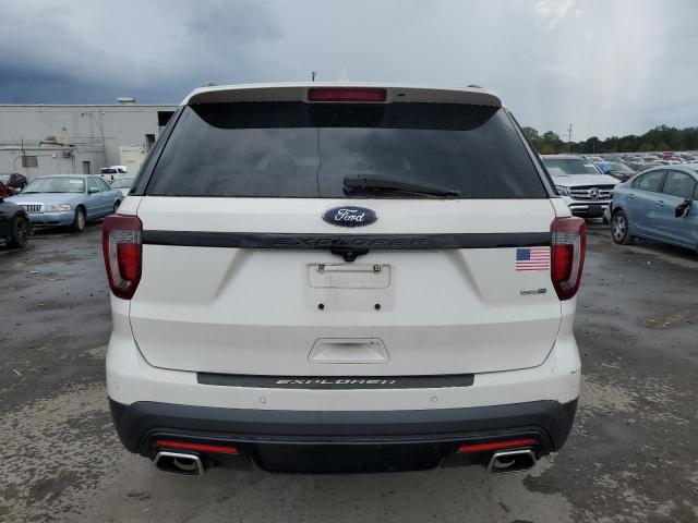 1FM5K8GT8GGA54013 - 2016 FORD EXPLORER SPORT WHITE photo 6