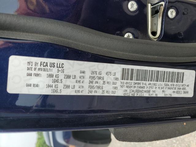 1C4NJRBBXHD144908 - 2017 JEEP PATRIOT SPORT BLUE photo 13