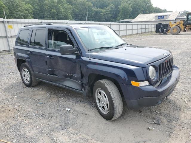 1C4NJRBBXHD144908 - 2017 JEEP PATRIOT SPORT BLUE photo 4