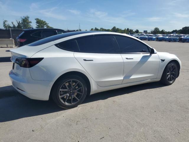 5YJ3E1EA7MF093452 - 2021 TESLA MODEL 3 Blanco foto 3