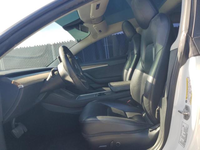 5YJ3E1EA7MF093452 - 2021 TESLA MODEL 3 Blanco foto 7