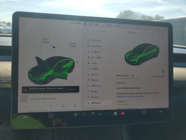 5YJ3E1EA7MF093452 - 2021 TESLA MODEL 3 Blanco foto 9