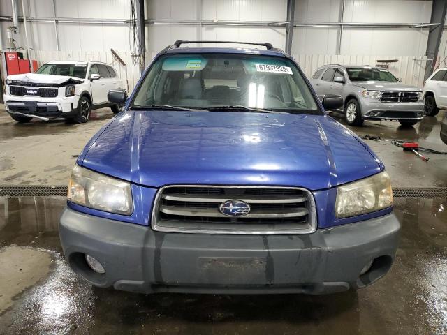 JF1SG636X4H721852 - 2004 SUBARU FORESTER 2.5X 蓝色 照片 5