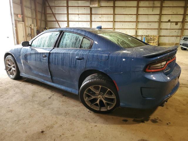 2C3CDXHG3NH264137 - 2022 DODGE CHARGER GT BLUE photo 2