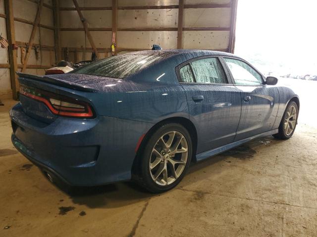2C3CDXHG3NH264137 - 2022 DODGE CHARGER GT BLUE photo 3