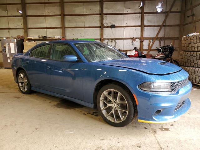 2C3CDXHG3NH264137 - 2022 DODGE CHARGER GT BLUE photo 4