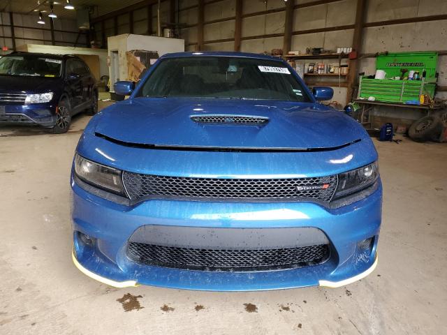 2C3CDXHG3NH264137 - 2022 DODGE CHARGER GT BLUE photo 5