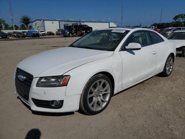 WAULFAFR1CA037013 - 2012 AUDI A5 PREMIUM PLUS WHITE photo 1