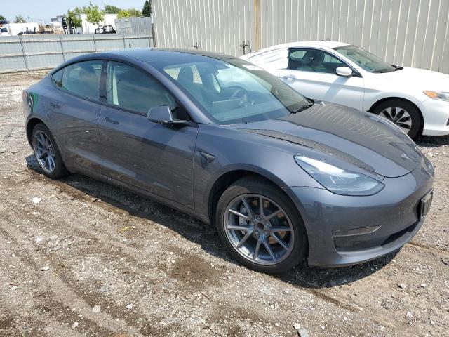 5YJ3E1EA4PF661161 - 2023 TESLA MODEL 3 GRAY photo 4