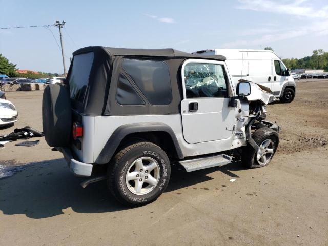1J4FA39S85P347016 - 2005 JEEP WRANGLER X SILVER photo 3