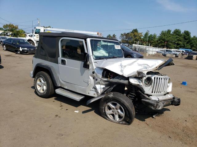 1J4FA39S85P347016 - 2005 JEEP WRANGLER X SILVER photo 4